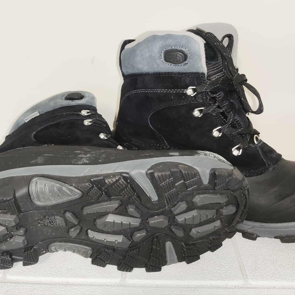 The North Face Black and Gray Rain & Snow Boots